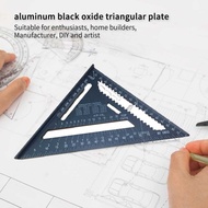 SIKU ASSSTREVKTECH 7 Inch Aluminum Triangle Ruler - A10D01