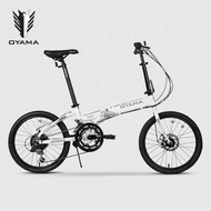 Oyama Skyline Folding Bike 20 - Skyline M500D 20 inch/406 - Shimano 2x6 12 Gear