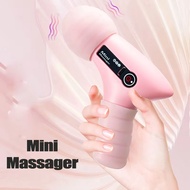 Mini Massage Massage LCD Screen 6 Heads Gun Muscle Massager Portable Electric Fascia Gun for Neck Fo