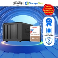 Combo Bộ Ổ cứng mạng NAS TerraMaster F4-424 kèm 1 ổ cứng NAS N300 3.5inch 24/7 chính hãng