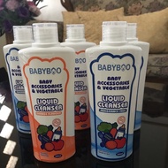 Babyboo Vegetable Liquid Cleanser 300ML / Cecair Washing Bottle Baby Bottle Wash &amp; Toys For Kindergarten / Wet Bottles