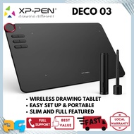 XP-Pen Deco 03 Wireless Drawing Tablet for Digital Graphic Artists Students Teachers Office