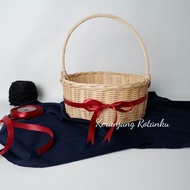 20x8 Stem Circle Rattan Basket