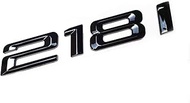 218i Black Glossy Logo Rear Emblem Tuning for F22 F45 F46 HB4L2