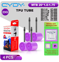 23g CYDY TPU Bike Inner Tube Camera 20" 406 20x1.0 1-1/8 1-1/4 1.25 1.35 1-3/8 1.5 1.75 pneu Valve 4