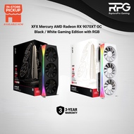 XFX Mercury AMD Radeon RX 9070XT OC Gaming Edition with RGB 16GB GDDR6, HDMI 3xDP, AMD RDNA™ 4 BLACK