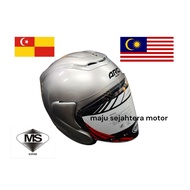 TOPI KELEDAR ARC RITZ HELMET MODERN SILVER V2