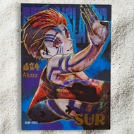 Demon Slayer Akaza SUR CCG Card