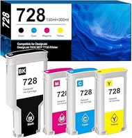 728 Ink Cartridge 130 ml Replacement for HP 728 Printer Cartridge F9J66A F9J65A F9J67A F9J68A Compat