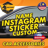 Custom STICKER Name INSTAGRAM