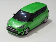 【米舖TOY】 9成新 OEM 1比43 1:43 1/43 Toyota Sienta Hybrid NSP170G NHP170G 豐田 綠色 模型 車仔