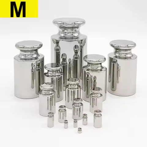 1pcs 1g-20kg M grade Stainless steel chrome plating Milligram Calibration Weight Set For Electric sc