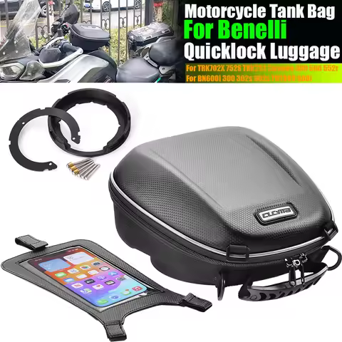 Motorcycle Tank Bag Quick Lock for Benelli TRK702 X 752 S TRK251 BN 300 302 600 BN902S TNT899 Tornad