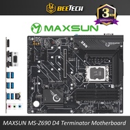 MAXSUN Z690 Terminator D4 Computer Game Motherboard Support CPU 12600K / 12600KF / LGA 1700k