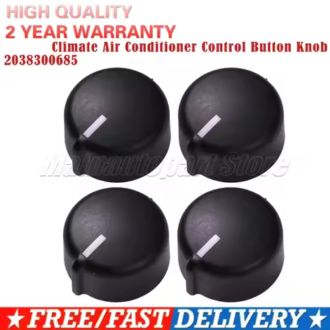 4 PCS Climate Air Conditioner Control Button Knob For Mercedes C-Class W203 C320 C240 C230 203830068