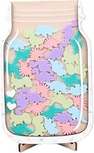 Dinosaur Reward Jar with Token - Reusable Behavior Incentive Glass (Collect Stars & Reward Chart)