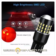 T20 LED Car Brake Light 4 Wire 54 TITK Emperor Extreme Bright 7443 W21/5W Brake Light Bulb