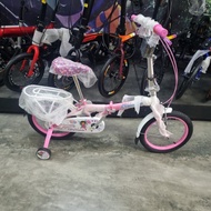 sepeda lipat anak perempuan Family Violet Edisi Dora Explorer Pink