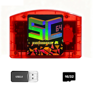 SC64 Open Source FlashCard N64 5000 in 1 Game Cartridge For Nintendo 64 Video Game Console Compatibi
