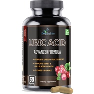 Uric Acid Advanced Formula – Kidney, Liver, Gallbladder, Urinary Tract Cleanse with Cranberry, Chanc