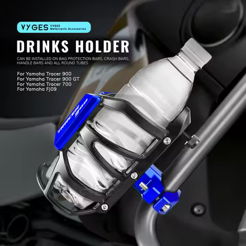 Motorcycle Beverage Water Bottle Cage Drinks Holder Water Cup Holder For Yamaha Tracer 900 Tracer 70