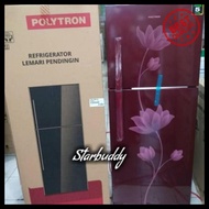 polytron kulkas 2 pintu prb-219 tanpa bunga es - jabodetabek high