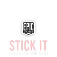 DTF iron-on screen printing stickers, t-shirts, clothes, vinyl stickers, epic games, gamer 127