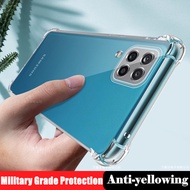 【Crystal Clear】For Samsung Galaxy F22 6.4 inch SM-E225F Soft Rubber Gel Jelly Case Transparent Milit