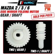 TM2 / TM2-1 Mazda 2 / 3 / 6 Side Mirror Folding Motor Gear / Shaft ( 1pc )
