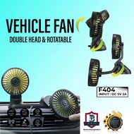 BOSTON F403 12V-24V USB Car Fan For Dashboard Air Circulation Fans ABS Three Speeds