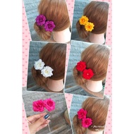 MAWAR 2 PLAIN BANGKOK ROSES VELVET BANGKOK ROSES ACCESSORIES 3.5CM MINI ROSES