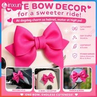 Cute Bowknot Electric Scooter Rear Decoration Lovely Doll Ornament Waterproof Stickers Girl Motorbik