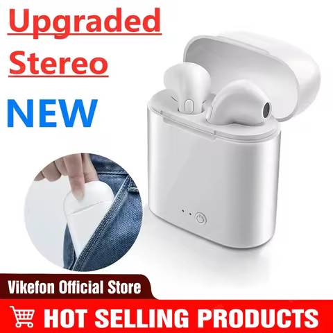 Original i7s TWS Fone Wireless Earphones Bluetooth Headphones with Charging Box Earbuds for Smart Ph