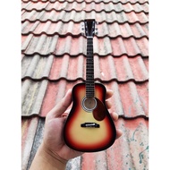 Miniature Guitar Acoustic Martin D45 Sunburst Model