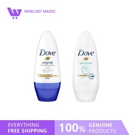 Dove Original Roll-On Deodorant/Sensitive Roll-on 40mlx2