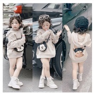 HIJAU Kids Hoodie Jacket BEAR CUTE TEDDY BEAR (1th - 12th) Boy Jacket Boys GirlsGirl 1 2 3 4 5 6 7 8