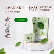 Spakare Spirulina Face Mask Pouch Face Whitening Face Mask Skin Whitening Care Face Mask Skincare