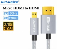 ［實體商店］相機合用 -- 8K/60Hz, 4K/120Hz Micro HDMI to HDMI Cable, Micro HDMI 轉 HDMI, Camera Cable
