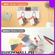 【ISHOWMAL】Portable Holder for Yoto-mini Card  Reusable Silicone Organizer with Ring Loops