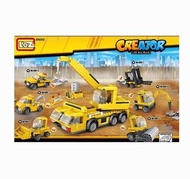 泰國 Loz Mini Block Creator積木扭蛋~有趣的汽車建造城市套裝(隨機6種)