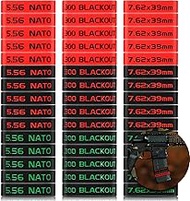 45 Pack Magazine Marking Band 5.56 NATO, 300 Blackout, 7.62 x 39 mm Magazine Bands for Accessories, 