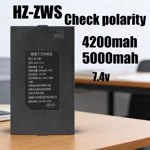 5000mAh Battery HZ-ZWS-001/HZ-ZWS-002/HZ-ZWS-003/HZ-ZWS-004 for Smart Door Locks Universal Fingerpri