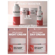 LS SKINCARE PACKAGE NEW BRIGTHENING BOOSTER GLOWING COSMETIC CREAM FACIAL BEAUTY CARE BPOM eLStm Ski