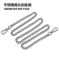 Dog 304 Stainless Steel Dog Chain Dog Chain Dog Chain Double-Headed Buckle Anti-Bite Large Dog Mediu