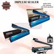 HEAVY DUTY METAL IMPULSE SEALER 200/300/400MM (KS-400 ) MACHINE PLASTIC FILM SEAL PACKAGING