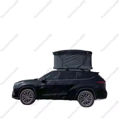 Aluminum Clamshell Roof Top Tent with Awning, New Camper Trailer Hard Shell Car Roof Tent Box