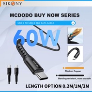 Mcdodo Type-C to Type-C bending reinforced cable C to C 0.2M 1M 2M Black Durable USB-C to USB-C Buy 