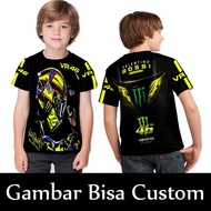 Kaos Anak Fullprint Valentino Rosi VR46