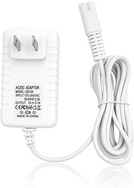 Charger Replacement for Waterpik Water Flosser Cordless WP360W WP462 WP450 WP-100 AC Adapter Series Water Flosser Replacement Charger Power Cord 5Ft, White