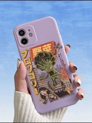 Iphone13mini 手機殼 紫色花椰菜怪物